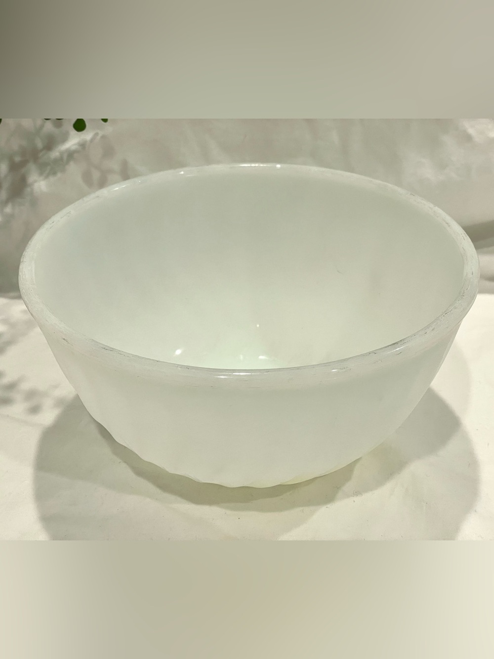 🥳BOGO! Fire King Swirl 8” Mixing Bowl (Remnants of Yellow).